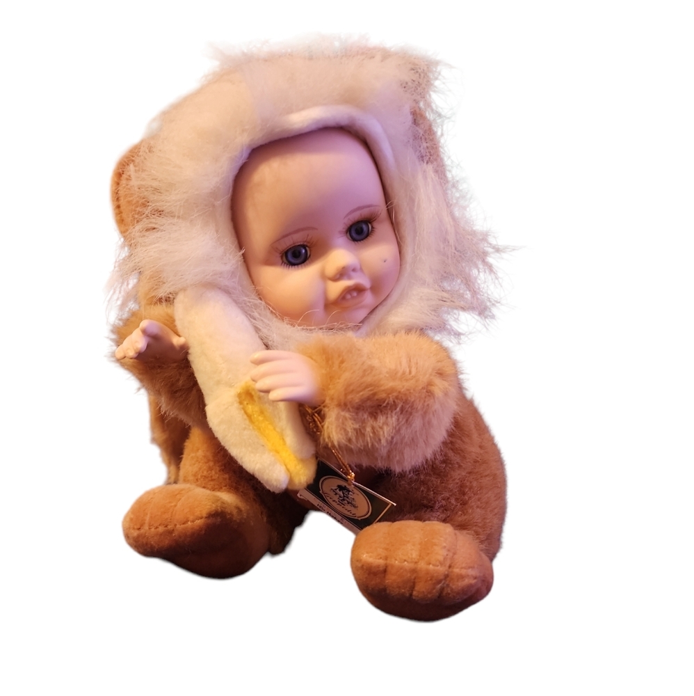 Porcelain monkey doll - Picture 1 of 1